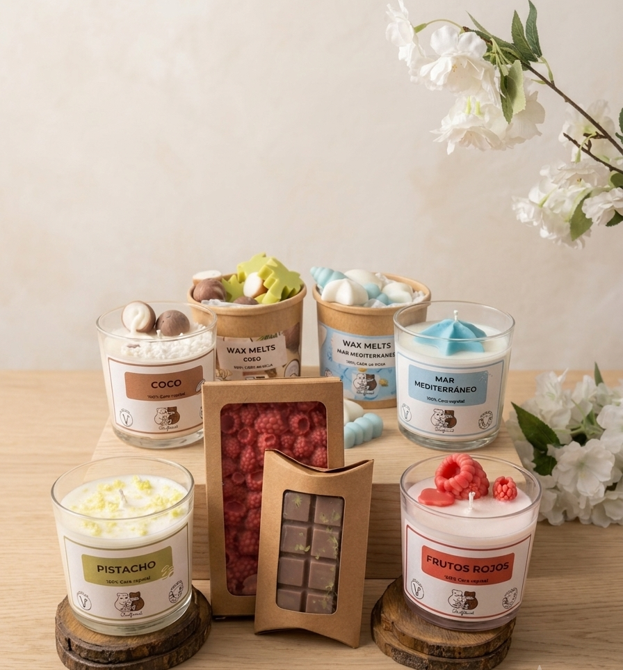 Colección Verano Velas y Wax Melts Artesanales Dulfuret