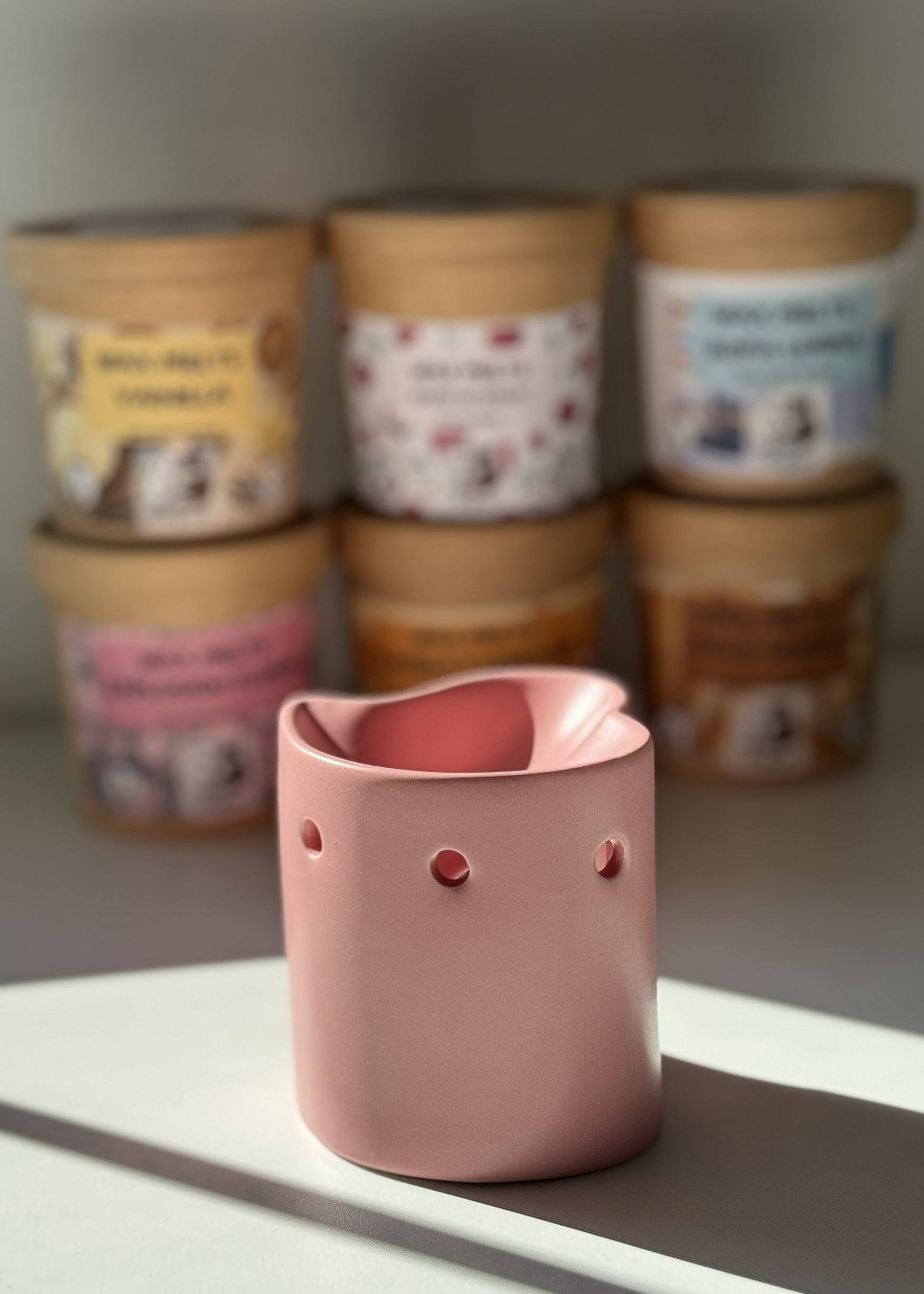 Pack Quemador corazon rosa wax melt