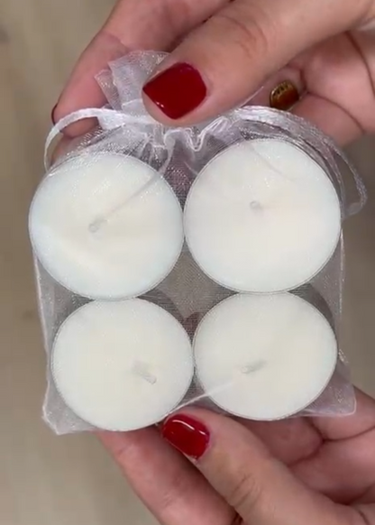 Pack Velas de té sin aroma para quemador y wax melts Dulfuret