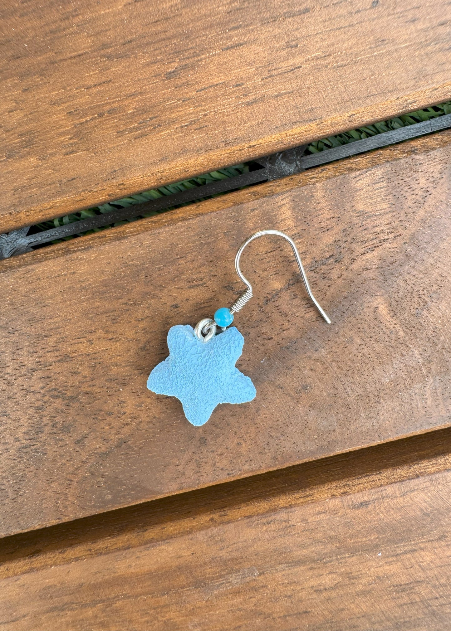 Pendientes Estrella color azúl vista frontal | Pendientes Estrella | Dulfuret