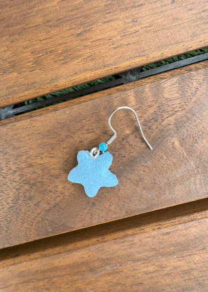 Pendientes Estrella color azúl vista frontal | Pendientes Estrella | Dulfuret