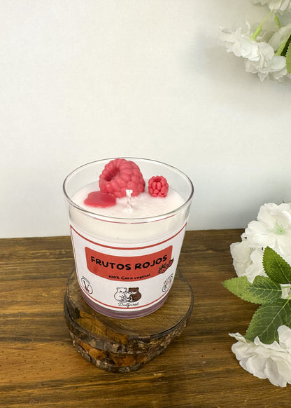 Vela Frutos Rojos Artesanal Dulfuret