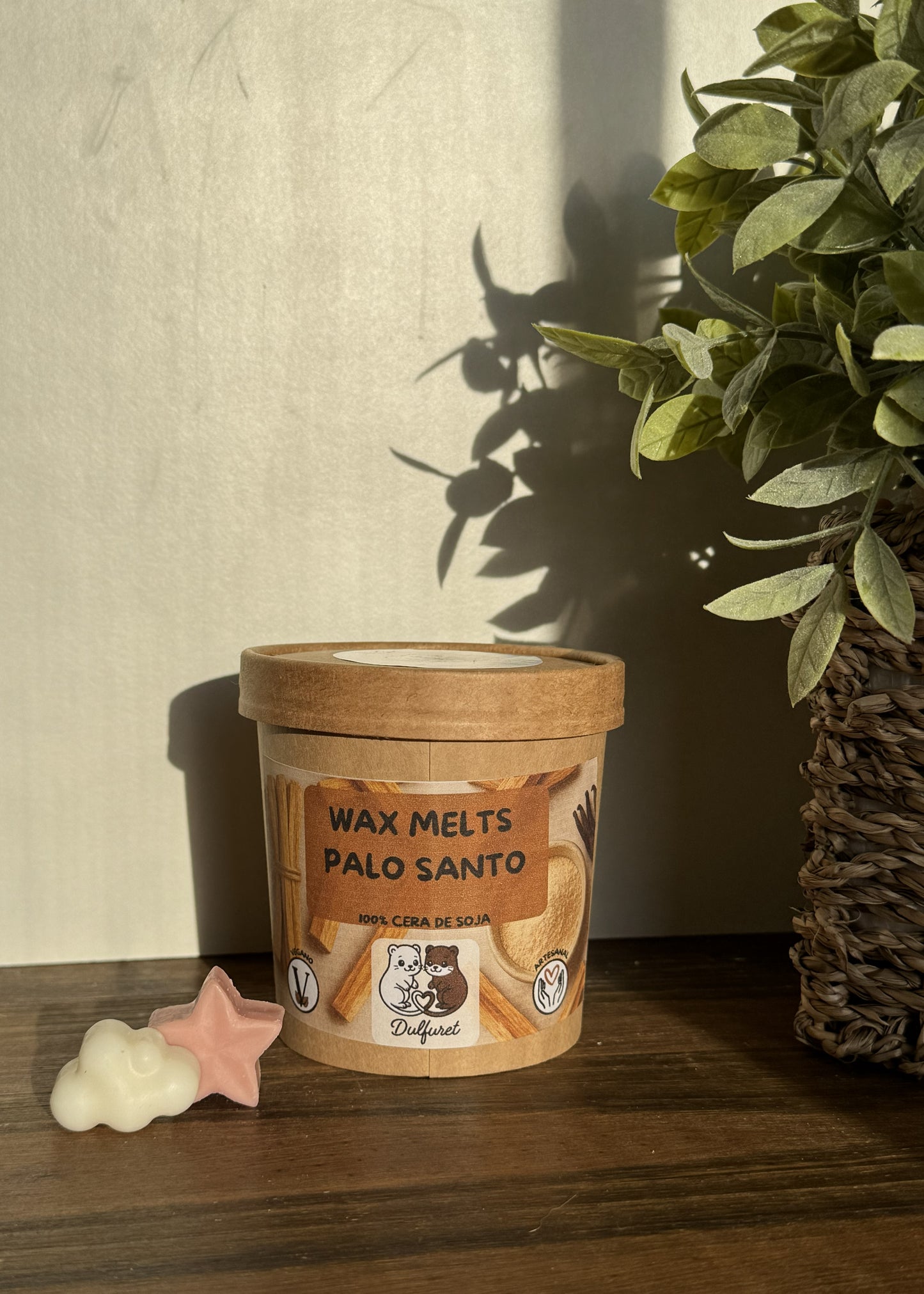 Wax melt palo santo vision frontal | Wax Melt santo | Dulfuret